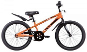 Велосипед NOVATRACK JUSTER 20" (2023) оранжевый
